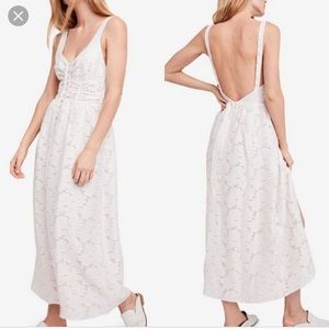 Free People Fresh as a Daisy Dress in Blush